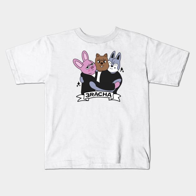 SKZOO 3RACHA Kids T-Shirt by Artisticallyleslie